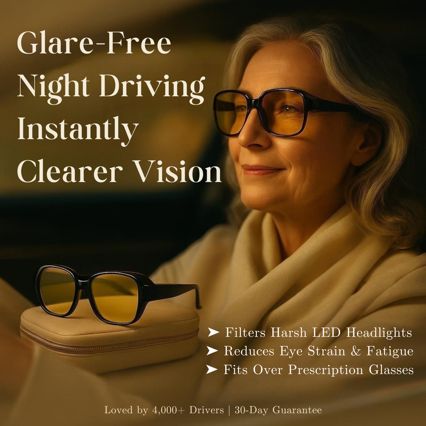 OptiNight® – Anti-Glare Night Driving Glasses