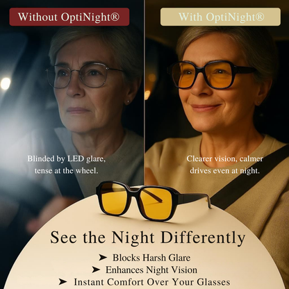 OptiNight® – Anti-Glare Night Driving Glasses